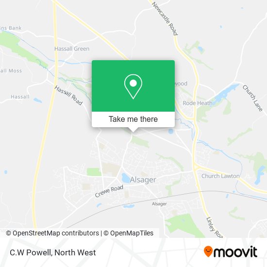 C.W Powell map