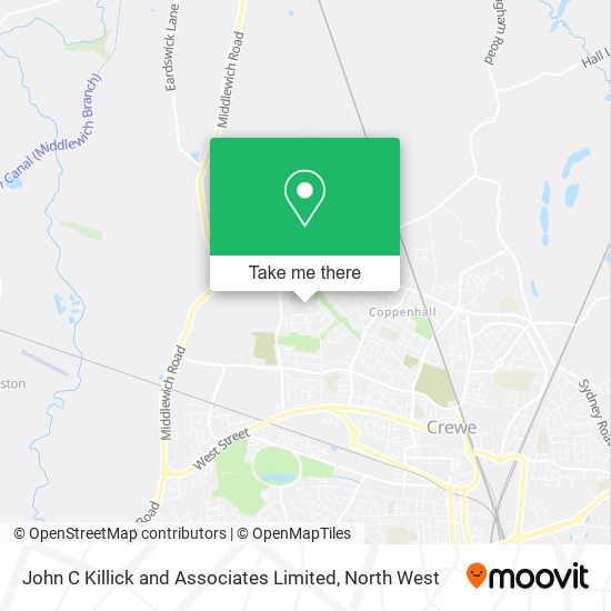 John C Killick and Associates Limited map
