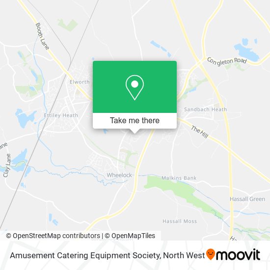 Amusement Catering Equipment Society map
