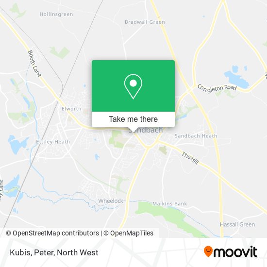 Kubis, Peter map