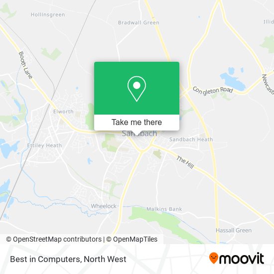 Best in Computers map
