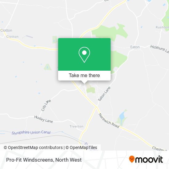 Pro-Fit Windscreens map