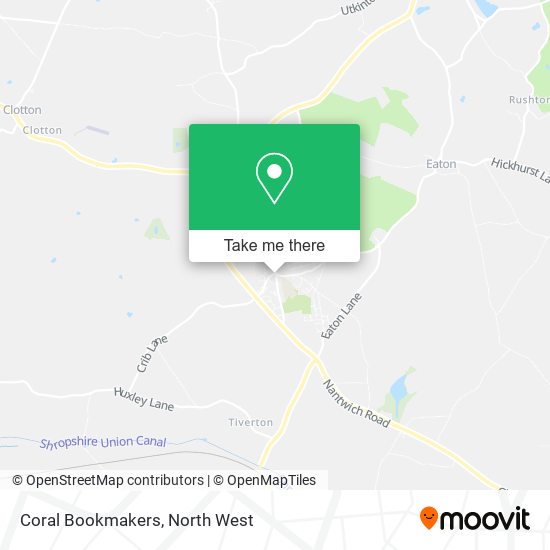 Coral Bookmakers map