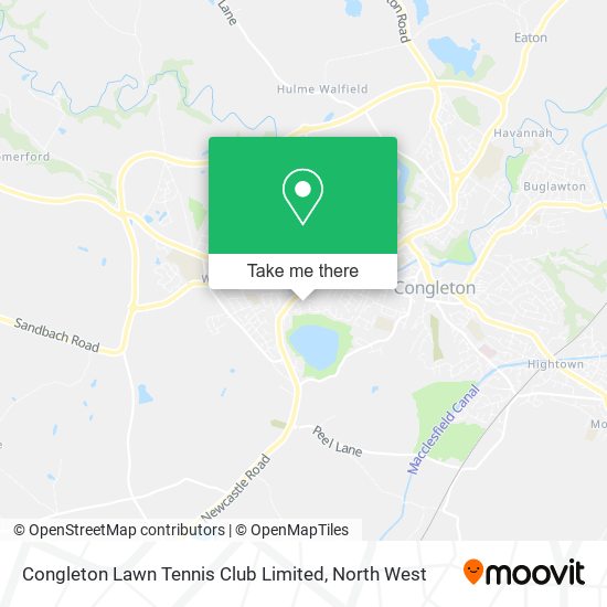 Congleton Lawn Tennis Club Limited map