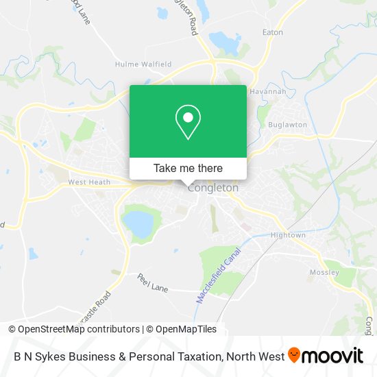 B N Sykes Business & Personal Taxation map