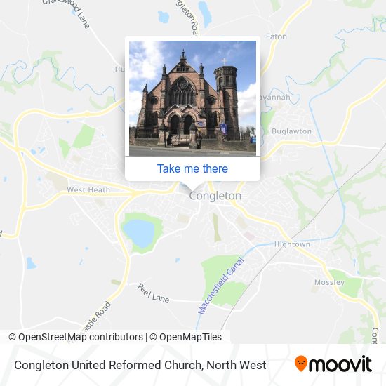 Congleton United Reformed Church map