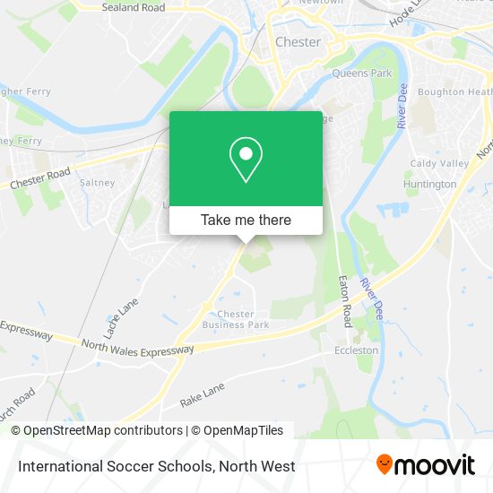 International Soccer Schools map