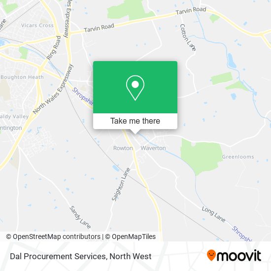 Dal Procurement Services map