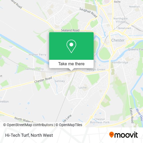 Hi-Tech Turf map