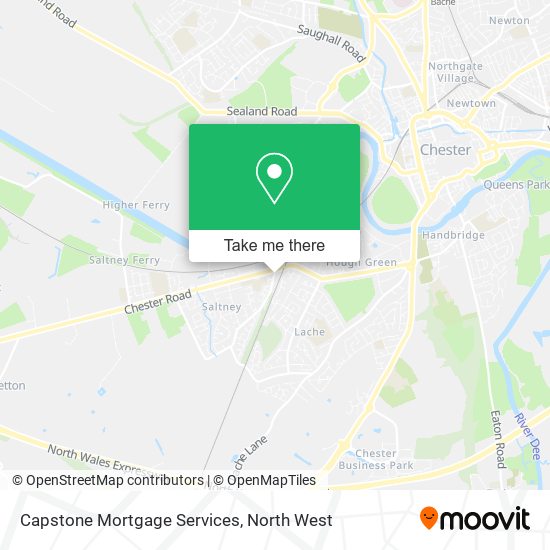 Capstone Mortgage Services map