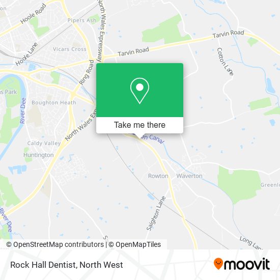 Rock Hall Dentist map