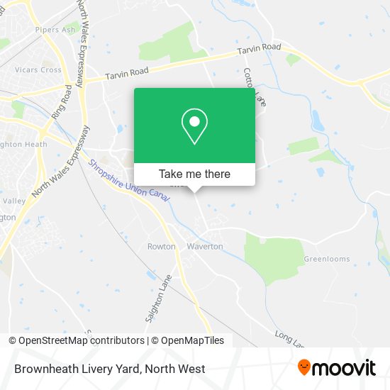 Brownheath Livery Yard map