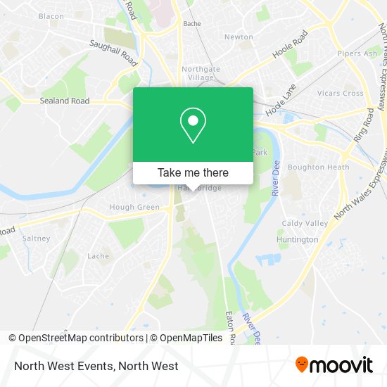 North West Events map