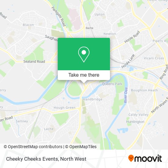 Cheeky Cheeks Events map
