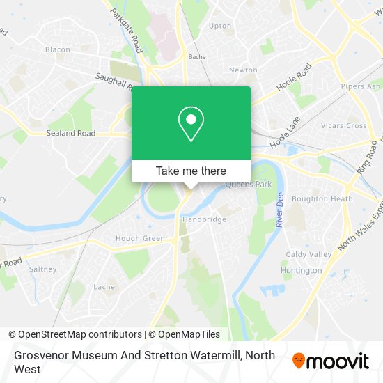 Grosvenor Museum And Stretton Watermill map