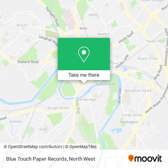 Blue Touch Paper Records map