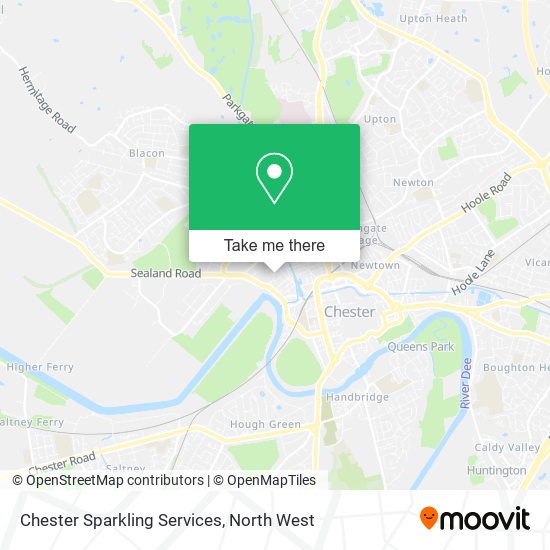 Chester Sparkling Services map