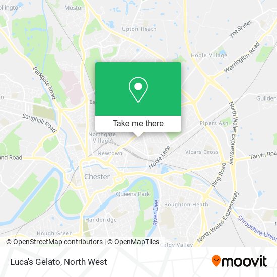 Luca's Gelato map