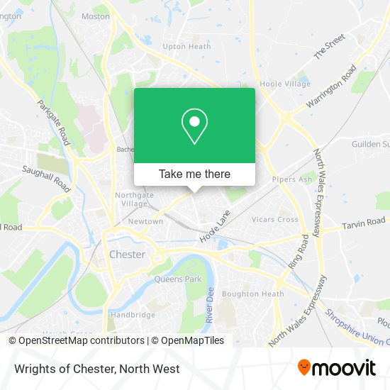 Wrights of Chester map