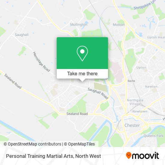 Personal Training Martial Arts map