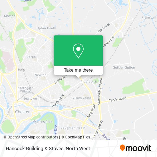 Hancock Building & Stoves map