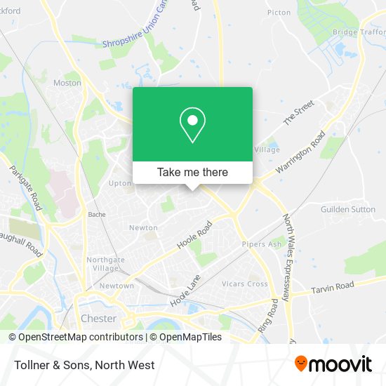 Tollner & Sons map