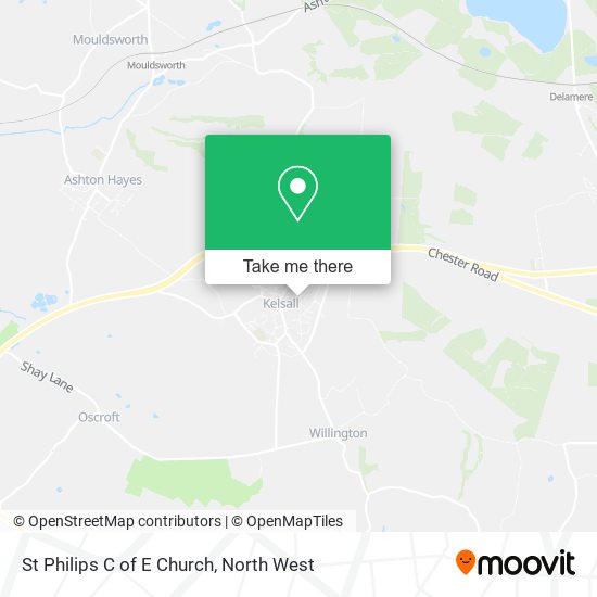 St Philips C of E Church map