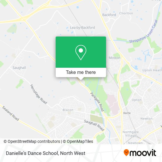 Danielle's Dance School map