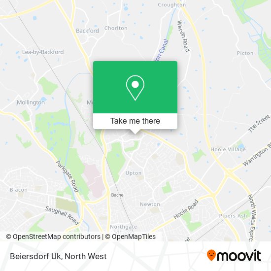 Beiersdorf Uk map