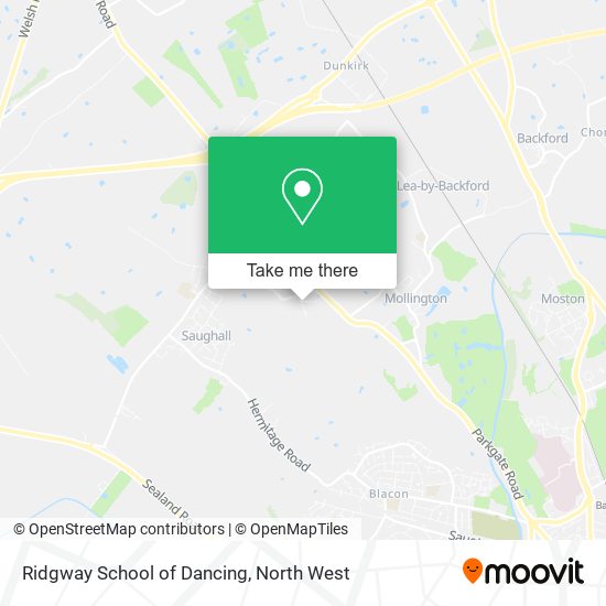 Ridgway School of Dancing map