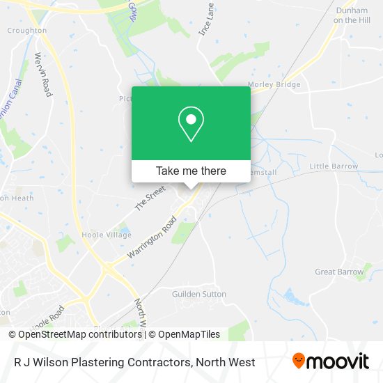 R J Wilson Plastering Contractors map