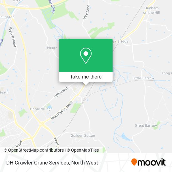 DH Crawler Crane Services map