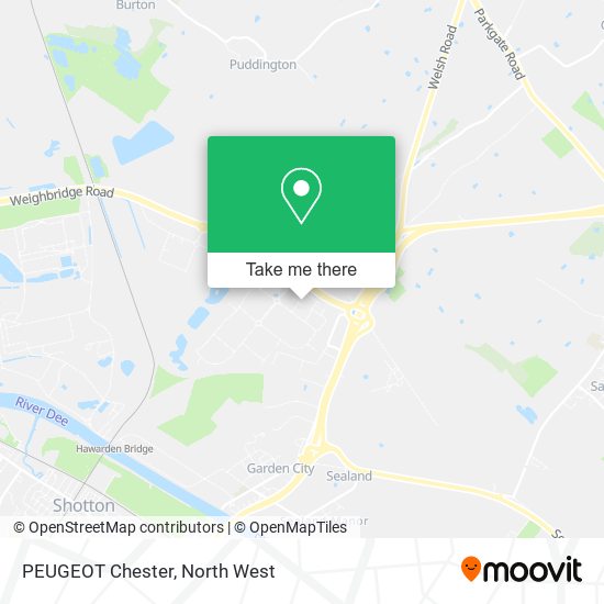 PEUGEOT Chester map