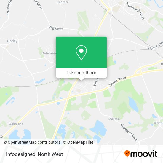 Infodesigned map
