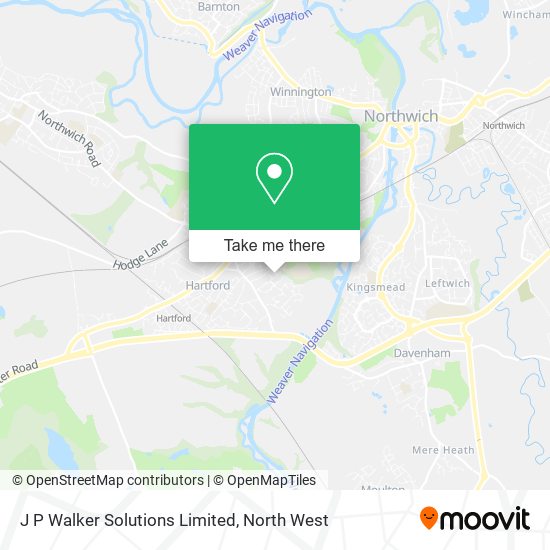 J P Walker Solutions Limited map