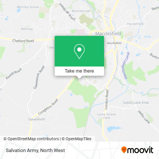 Salvation Army map