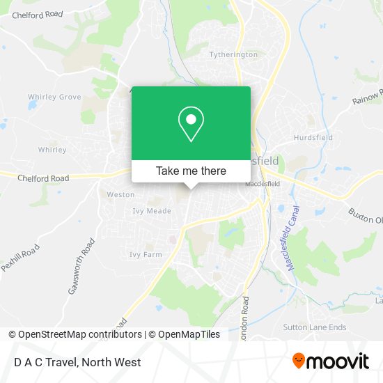 D A C Travel map