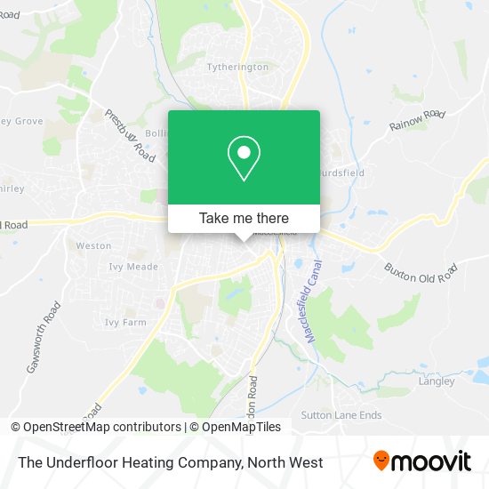 The Underfloor Heating Company map