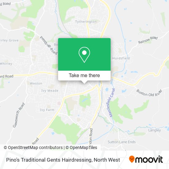 Pino's Traditional Gents Hairdressing map