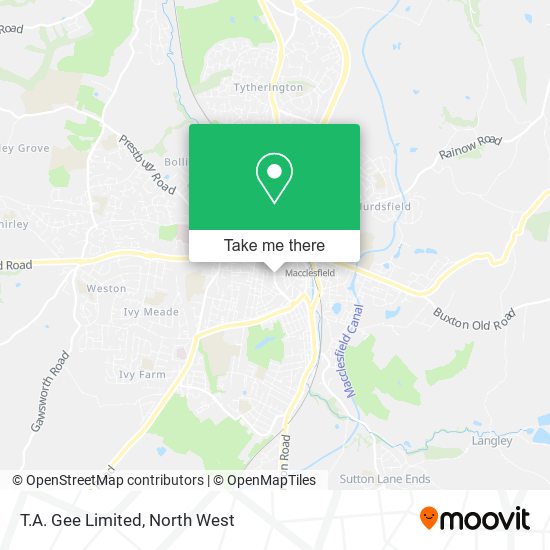 T.A. Gee Limited map