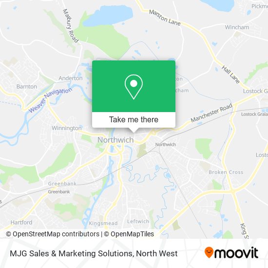 MJG Sales & Marketing Solutions map