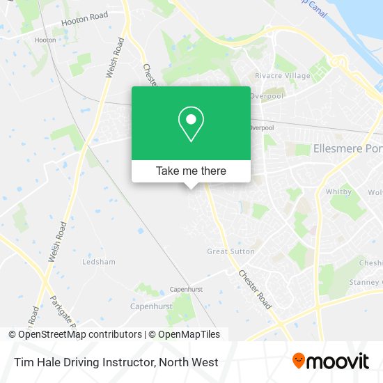 Tim Hale Driving Instructor map