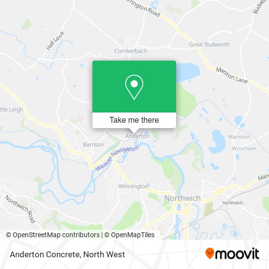 Anderton Concrete map