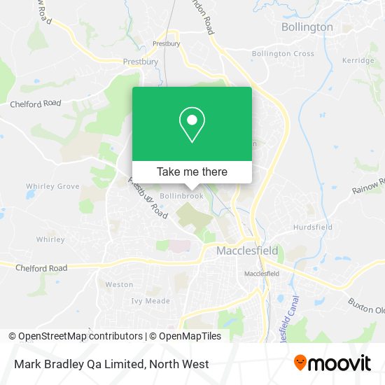 Mark Bradley Qa Limited map