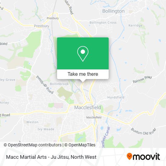 Macc Martial Arts - Ju Jitsu map