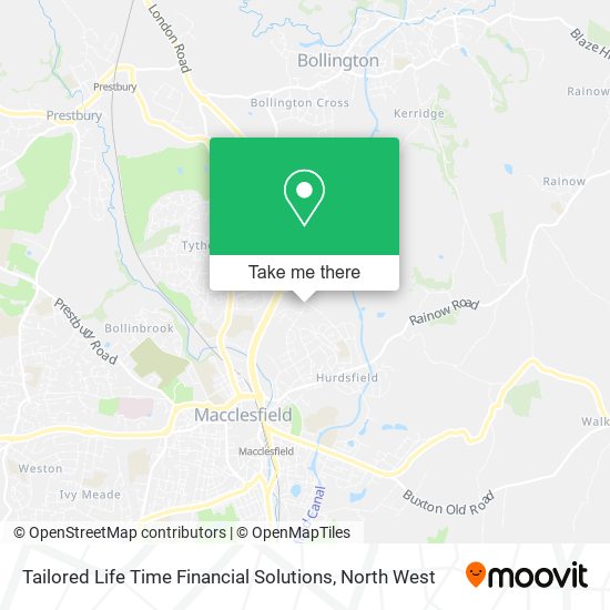 Tailored Life Time Financial Solutions map