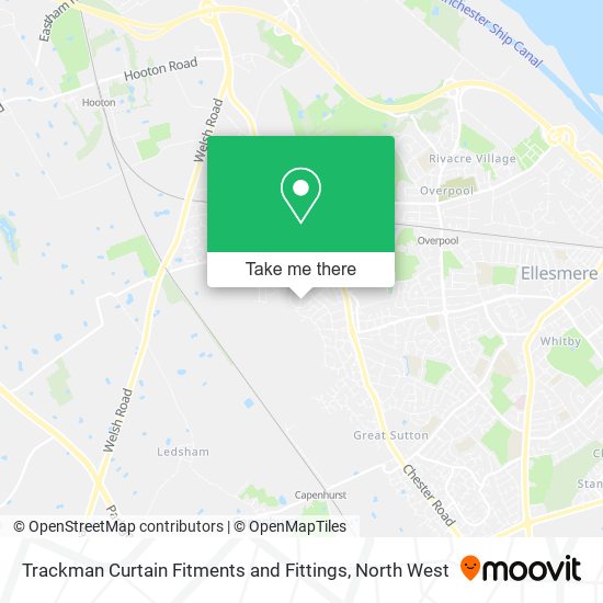Trackman Curtain Fitments and Fittings map