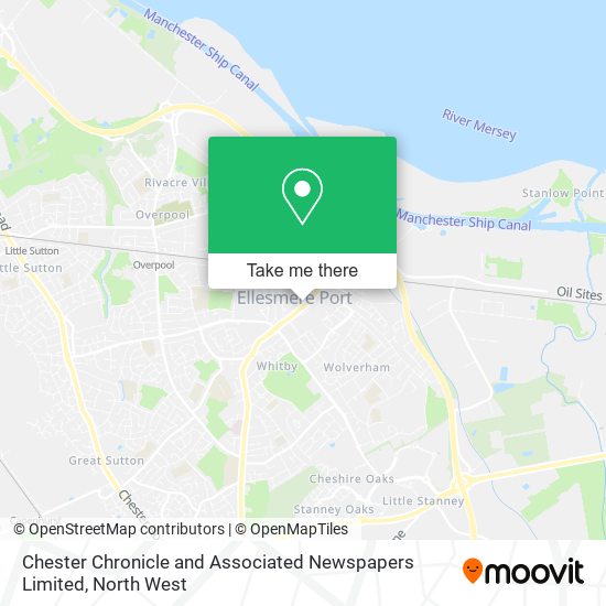 Chester Chronicle and Associated Newspapers Limited map