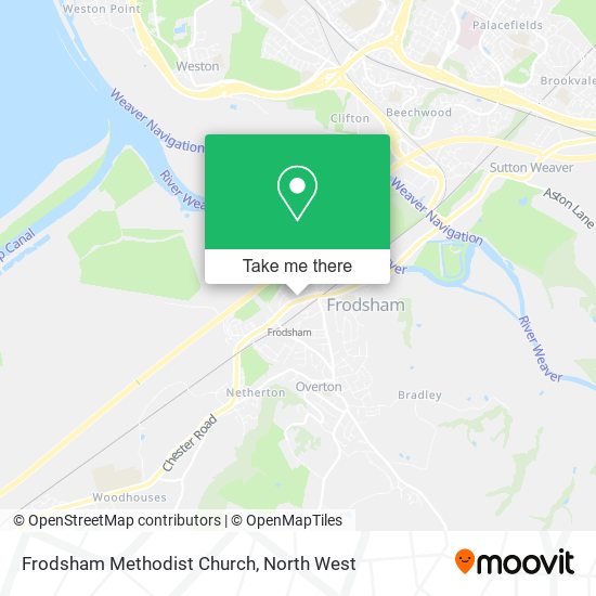 Frodsham Methodist Church map