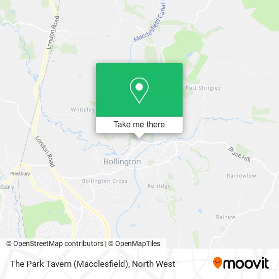 The Park Tavern (Macclesfield) map